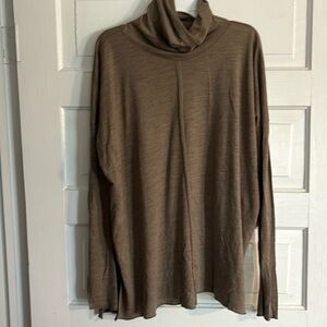 Zara wool Blend Turtle Neck Tunic Top